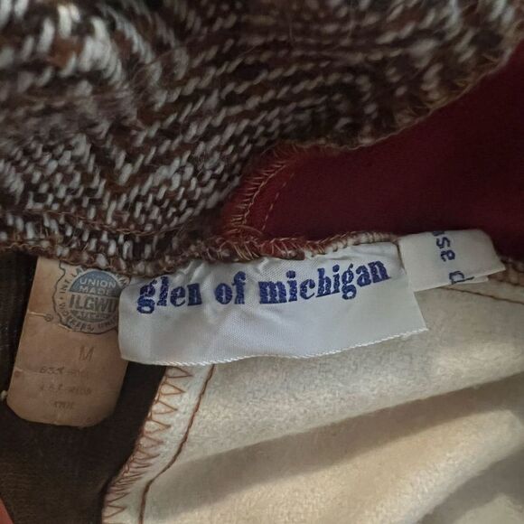 Vintage Glen of Michigan Union Tag Wool Patchwork Peasant Skirt Size Medium - Picture 3 of 6